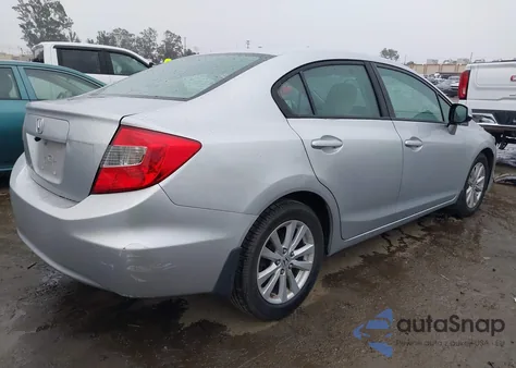 2012 Honda Civic Ex z USA, uszkodzony, nr VIN 2HGFB2F85CH608837